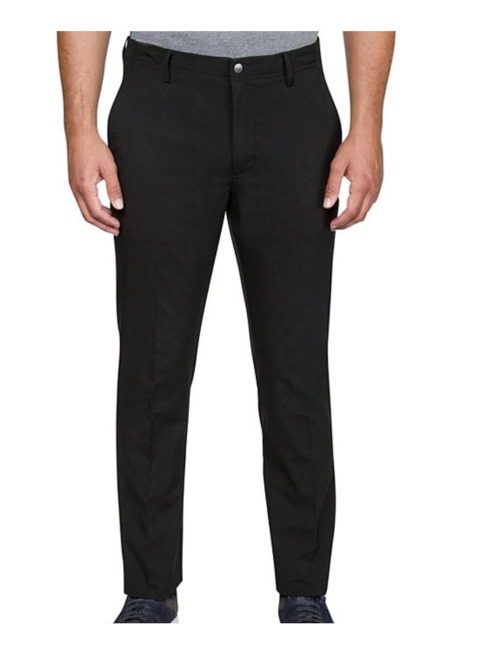 NWOT Greg Norman Men's 30X29 Black Stretch Golf Pants Polyester Spandex Blend